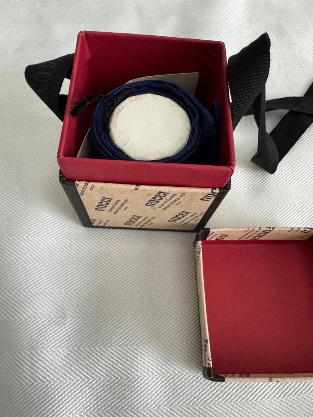 Gucci Navy Blue Star Pattern Silk Neck Scarf - women’s Accessories